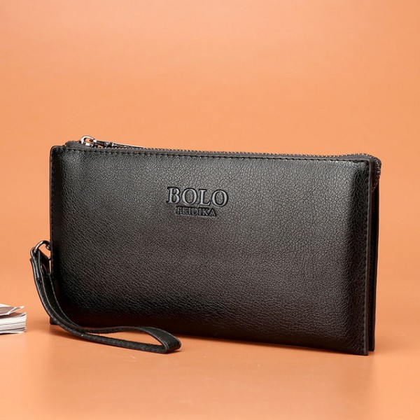 FEIDIKABOLO Male Leather Purse With Coin Bag Men's...