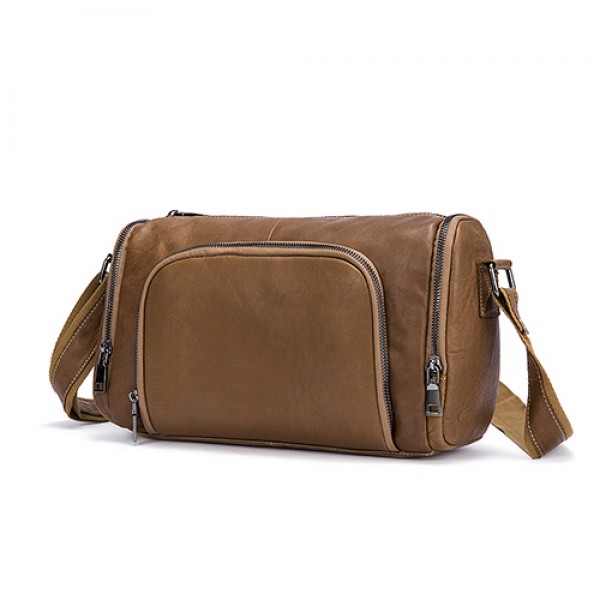 Men Genuine Leather fashion Shoulder bag